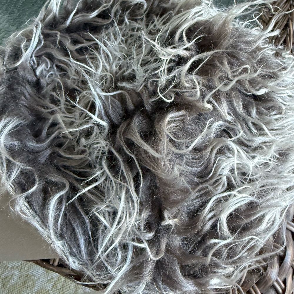 Beige and Brown Woven Furry Head Hat - Picture 4 of 5